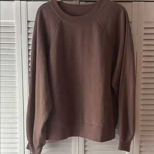 Abercrombie & Fitch Chocolate Brown Crew Neck Sweater